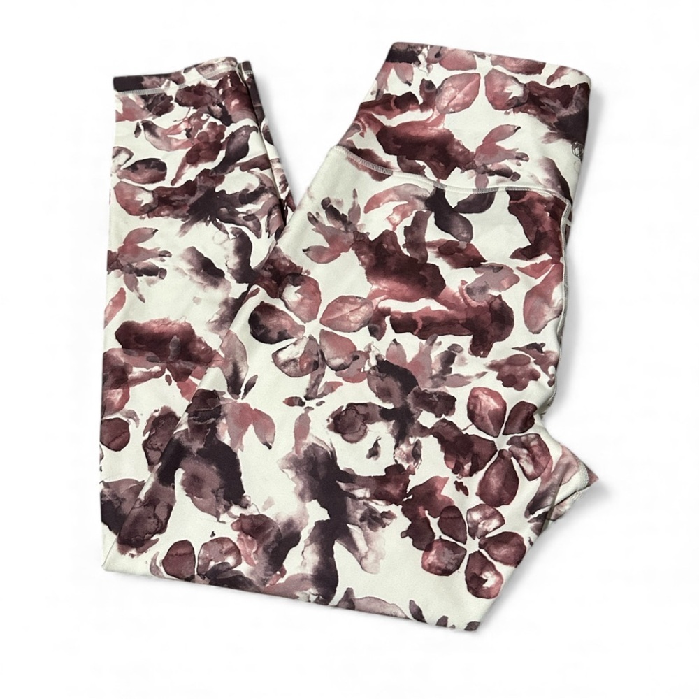 Balance Collection Purple and Cream Leggings size L